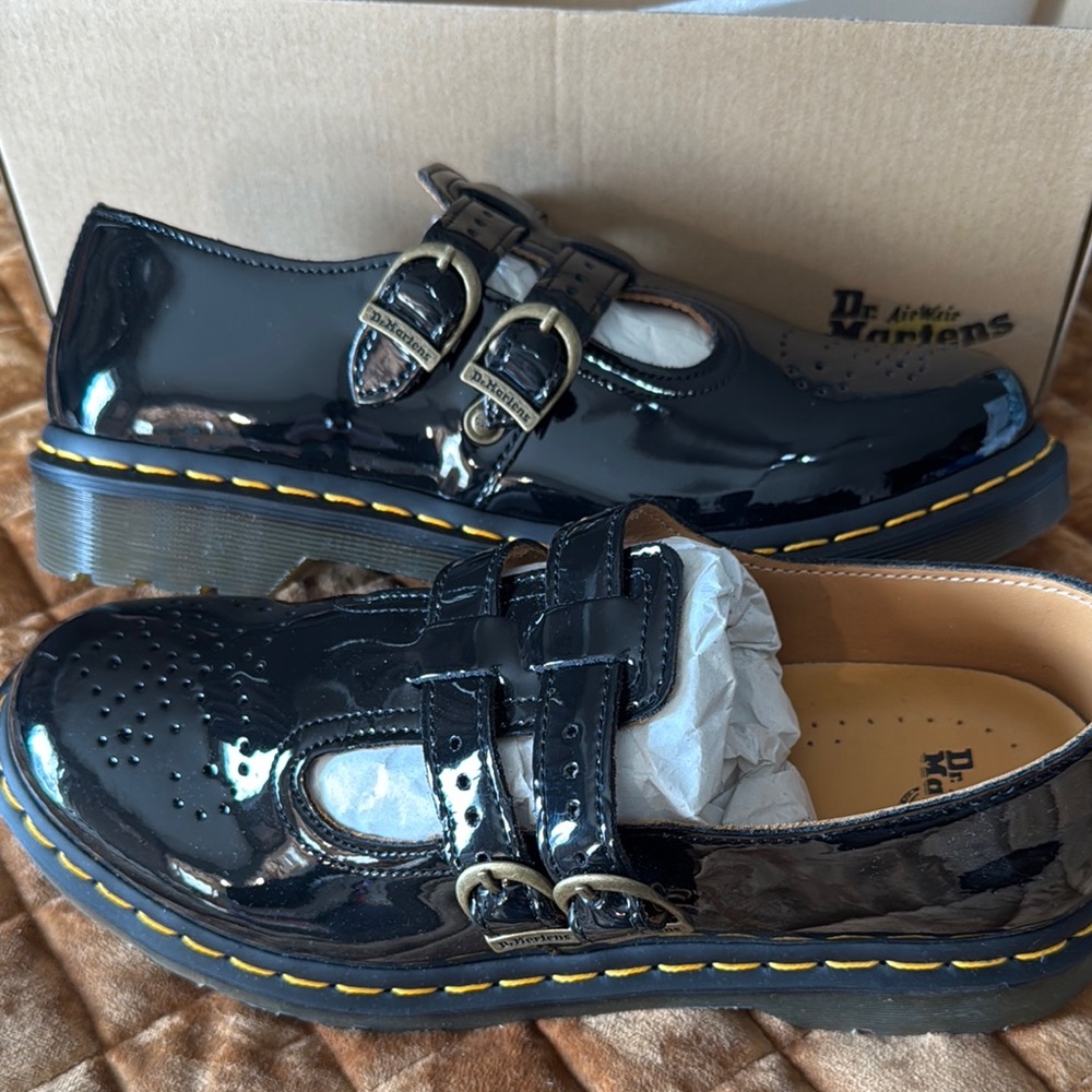 Dr. Martens Black 8065 Mary Jane Shoes
